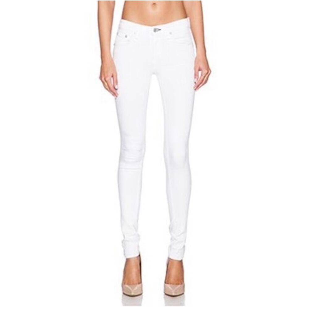 Rag & Bone Bright White Skinny Leg Jeans Size 24